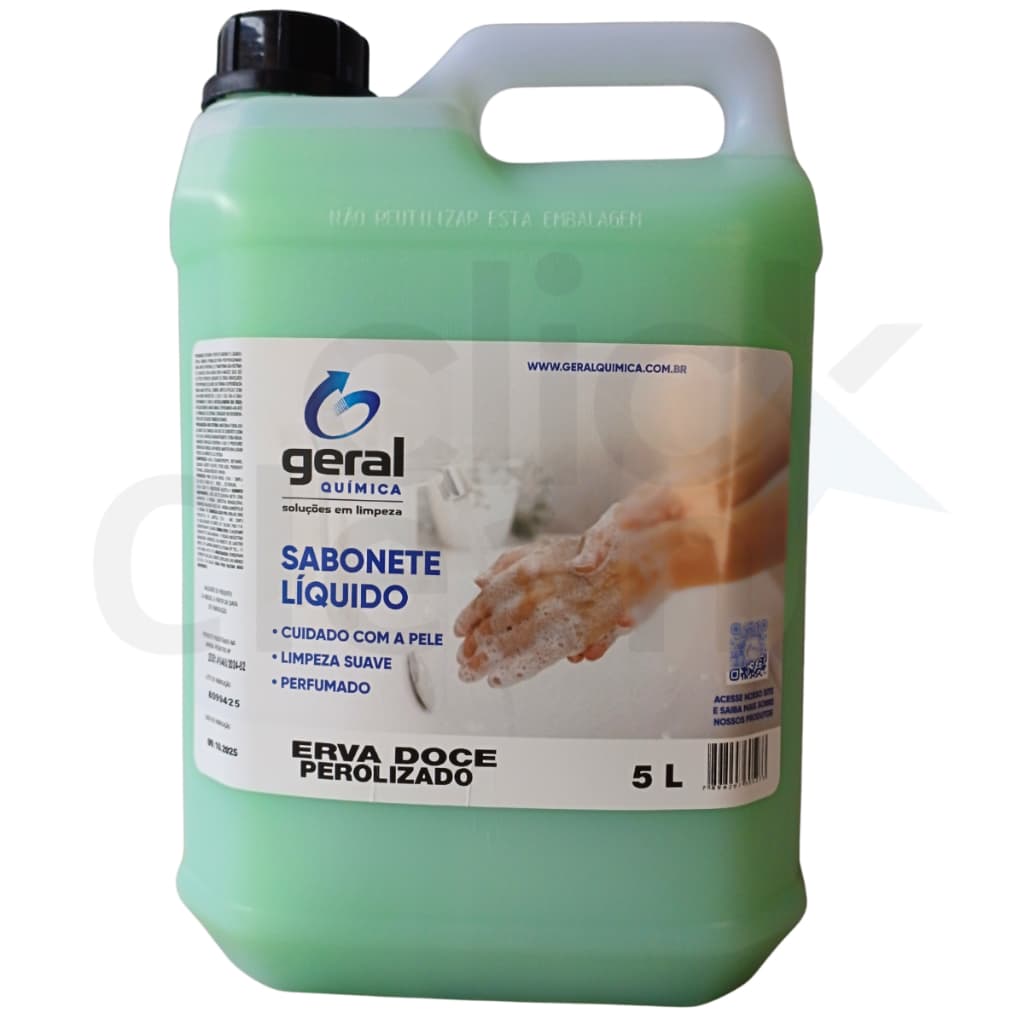 Sabonete Liquido Perolizado Erva Doce - 5 Litros