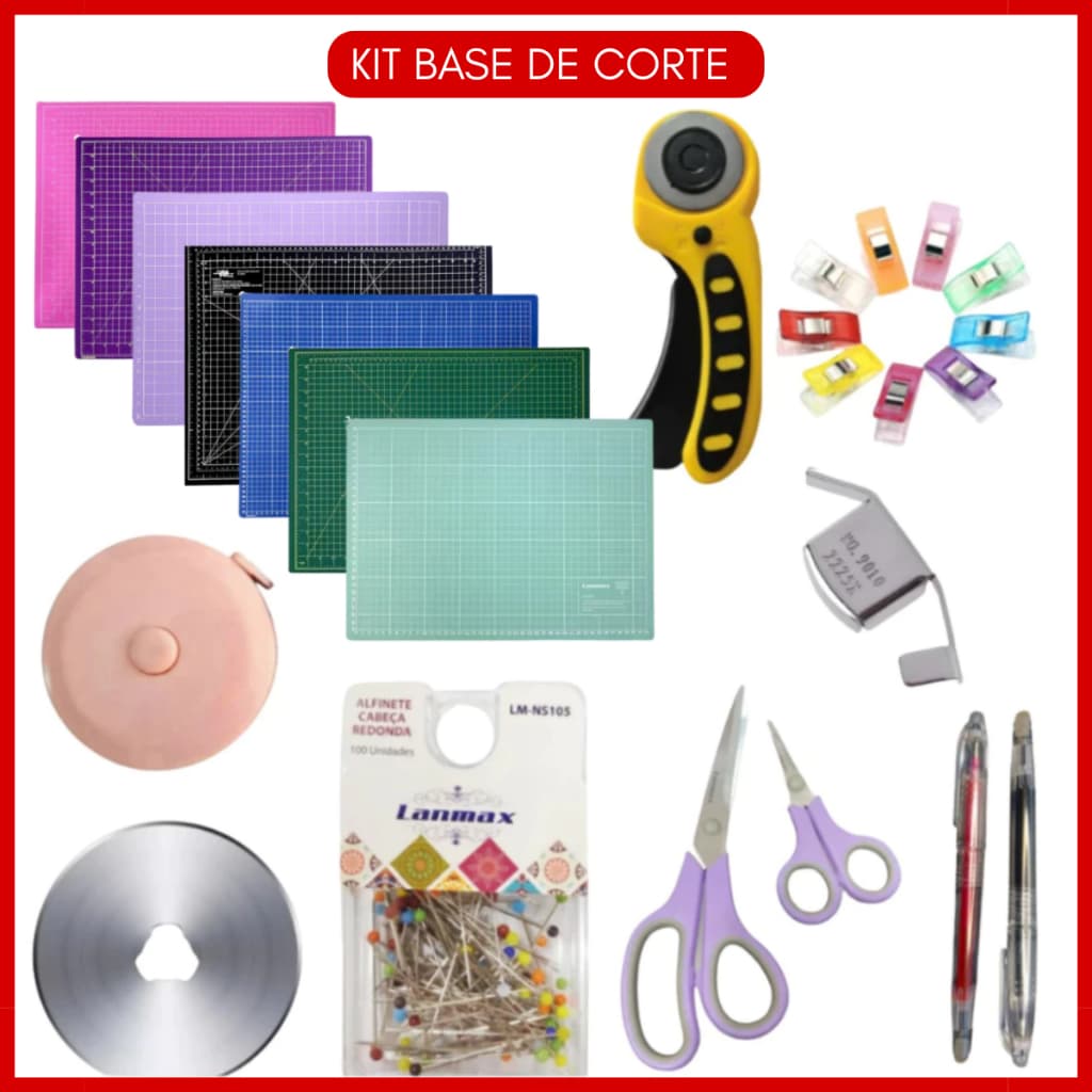 Kit Base de Corte A2 45x60cm Patchwork Costura e Artesanato