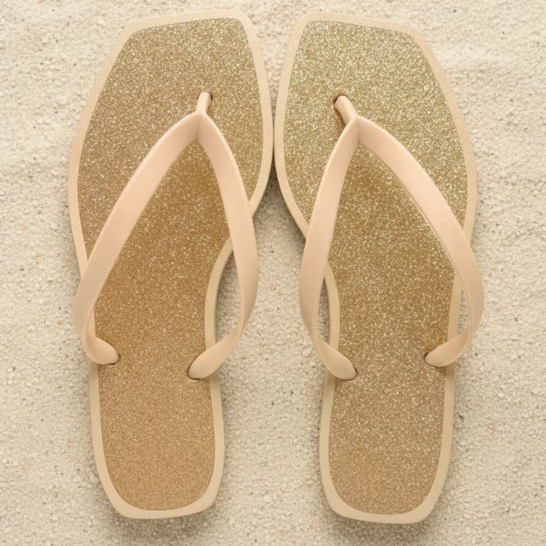 Chinelo Feminino Slim Glitter Coast