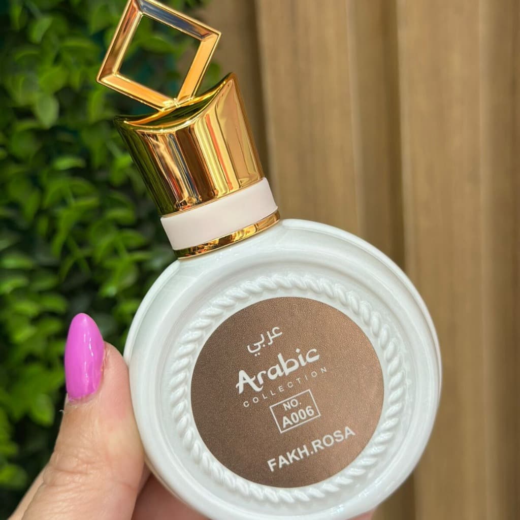 Perfume Árabe Fakh Rosa A006 Feminino 25ml