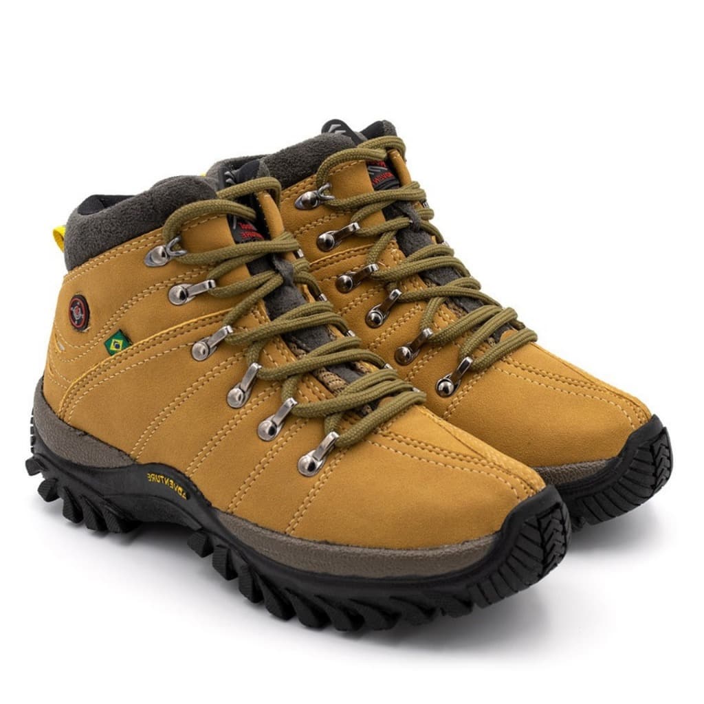 Coturno Masculino Estilo Militar Sola Borracha Antiderrapante