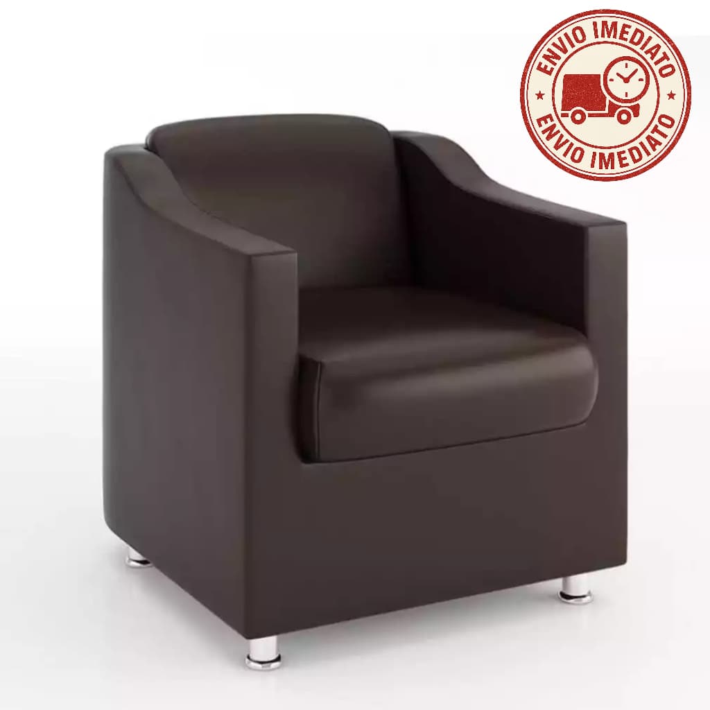 Envio Imediato - Poltrona CORINO Decorativa Dilla Consultório, Recepção, Sala, Escritório