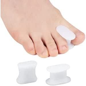 Par Corretivo De Joanetes Anatômico Separador De Dedos Silicone Hallux Valgus