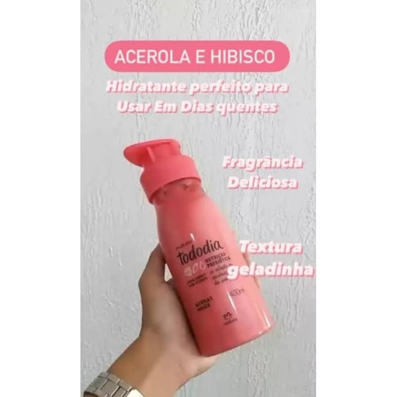 Acerola e Hibisco Hidratante Natura 400ml ((ORIGINAL)).