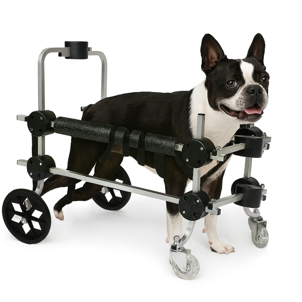 Cadeira 4 Rodas Tamanho M Cachorro Regulável Deficiente