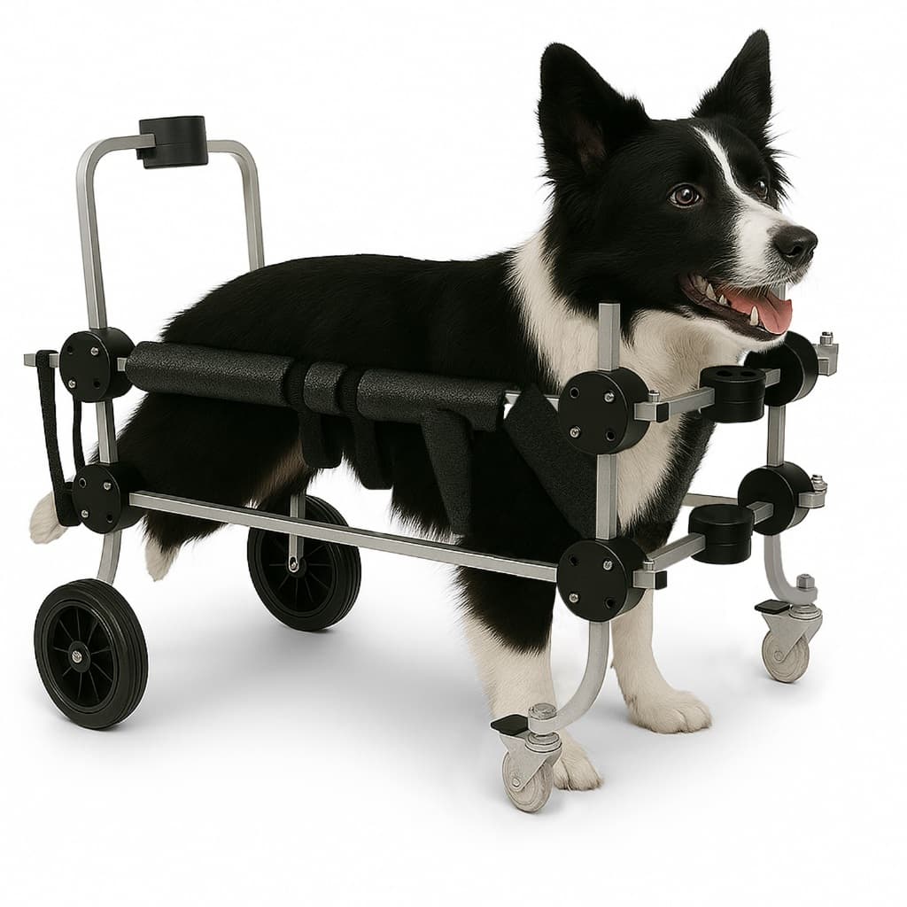 Cadeira 4 Rodas Tamanho G Cachorro Regulável Deficiente