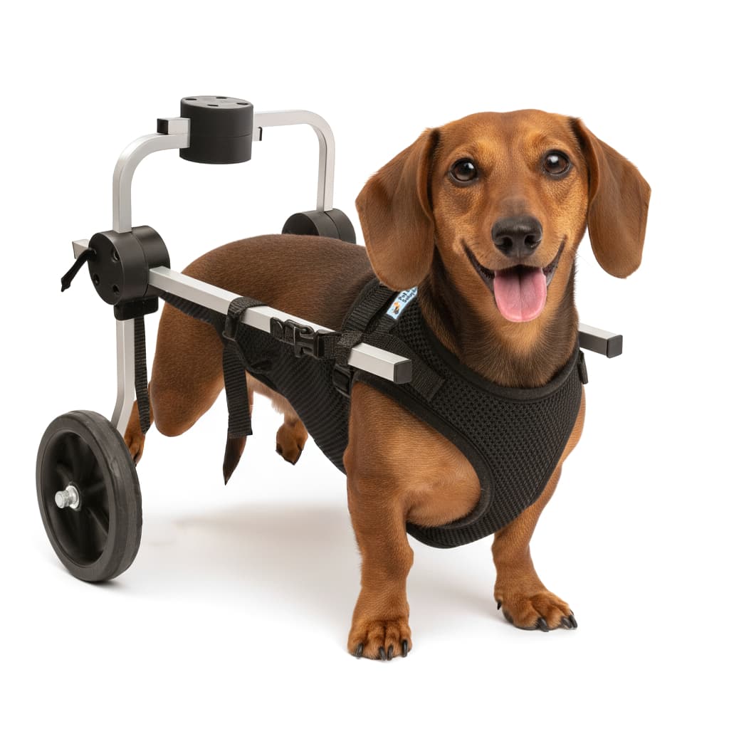 Cadeira 2 Rodas Colete Tamanho P Cachorro Traseira Regulável Deficiente Paraplégico Idoso