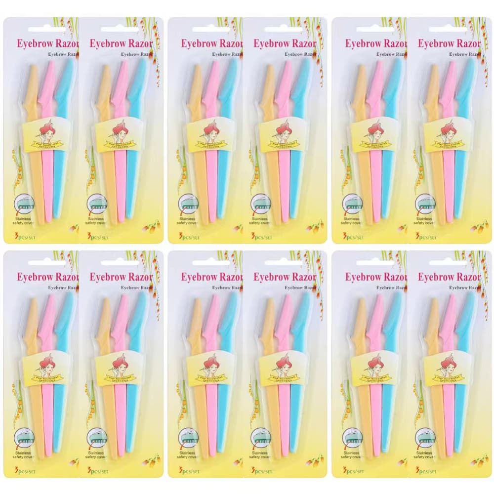 Kit 36 Pcs Navalhas Para Sobrancelhas e Rosto Q Bela Manuela Lash Design