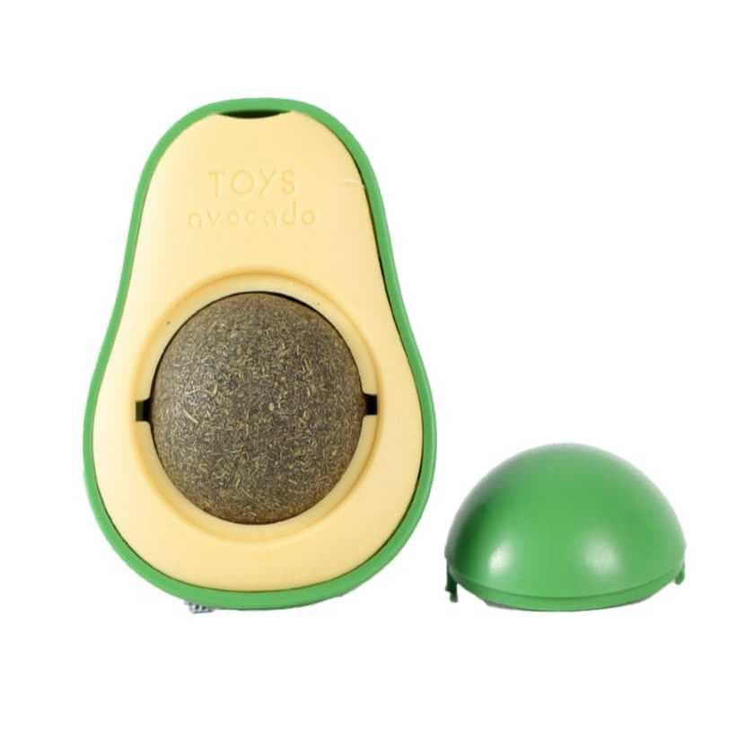 Brinquedo Bola Catnip Erva Do Gato Natural Abacate Jambo Avocatinip