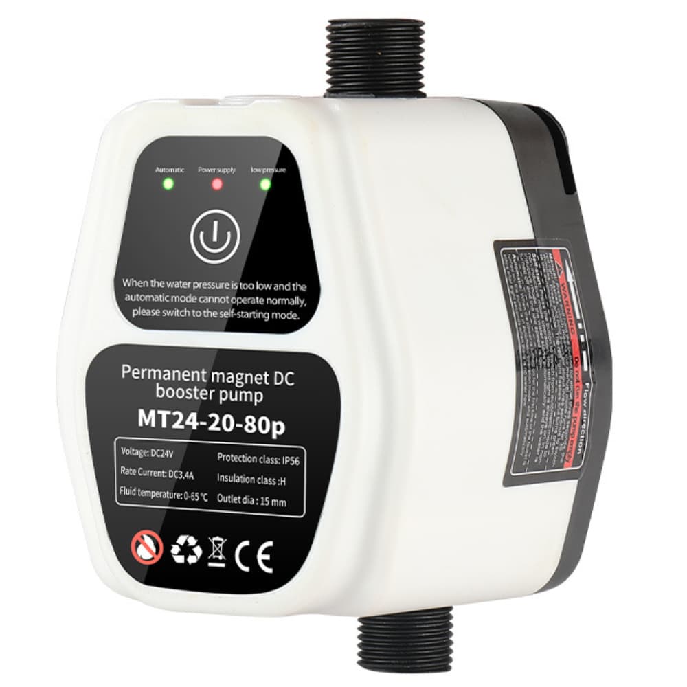Bomba Pressurizada De Água 24v Automática Branco