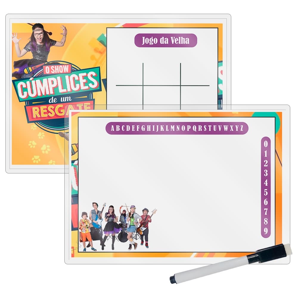 10 Kits de Lousas Magica Para aniversário infantil Lembrancinha Rapido envio Tema Cumplices de um Resgate