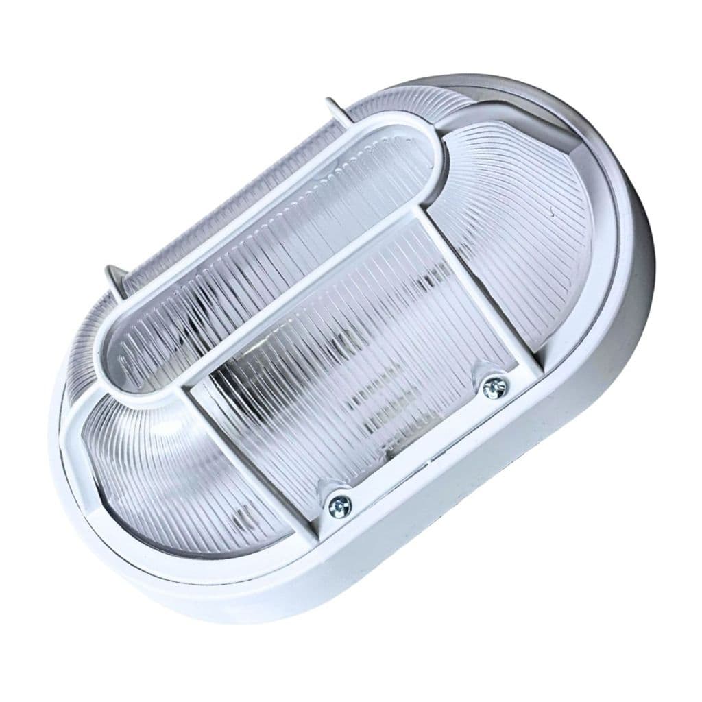 Luminária Arandela Tartaruga Com Grade Uso Externo e Interno 110/220 Volts Bocal E27 Até 100W