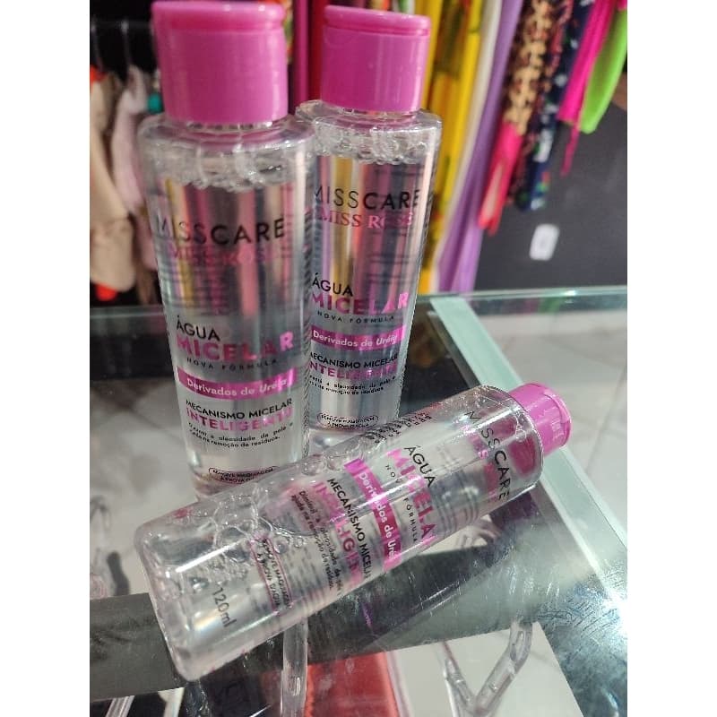 Água Micelar Miss Care Removedor e Tonificante Água Micelar Facial