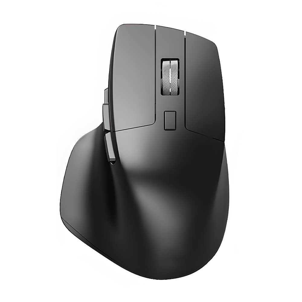 Mouse Sem Fio Mpower 2,4GHz USB Grafite Ergonômico