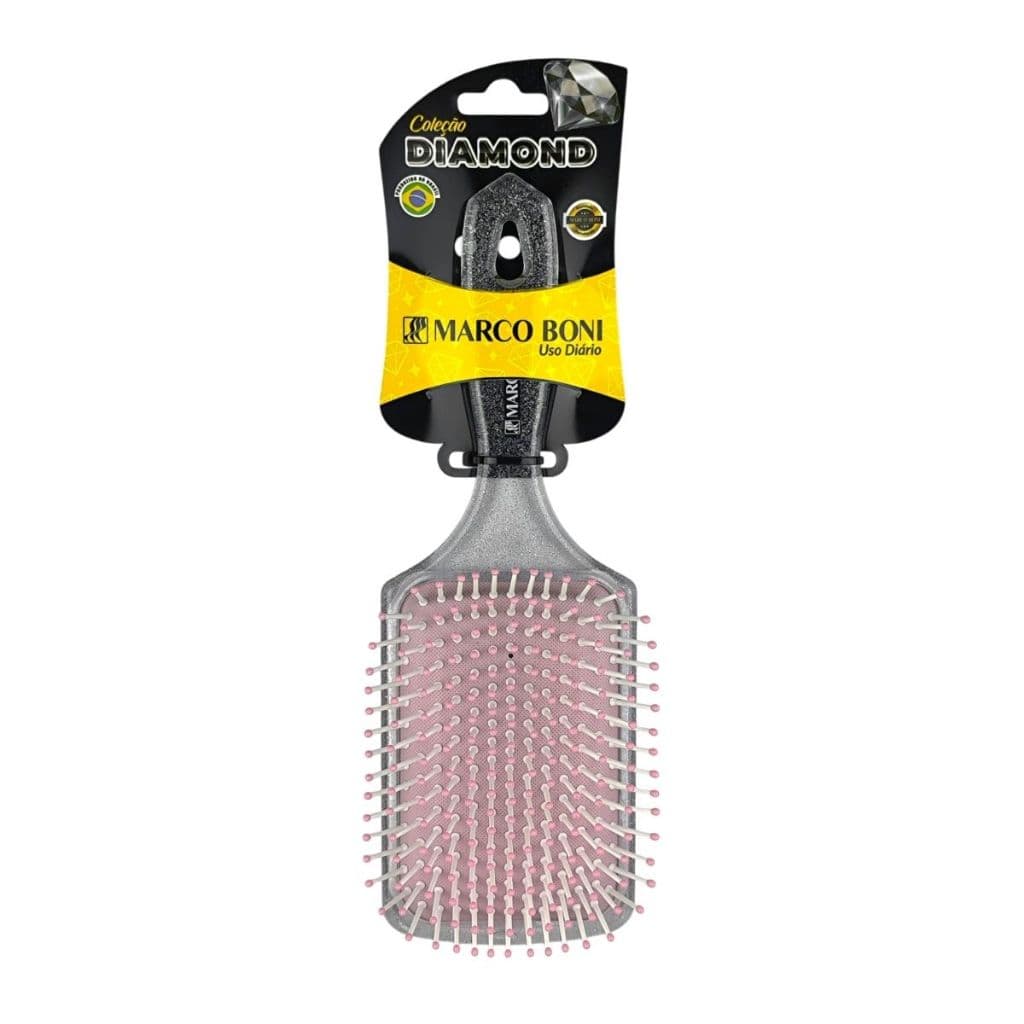 Escova Raquete Diamond Rosa Marco Boni Ref 7229
