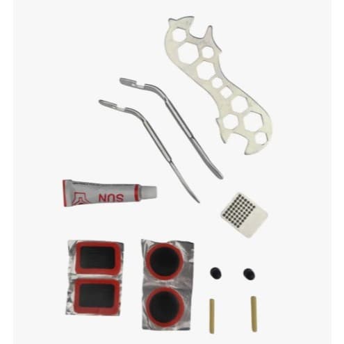 Kit Reparo Conserto De Pneu Câmara Bicicleta Bike 13 peças
