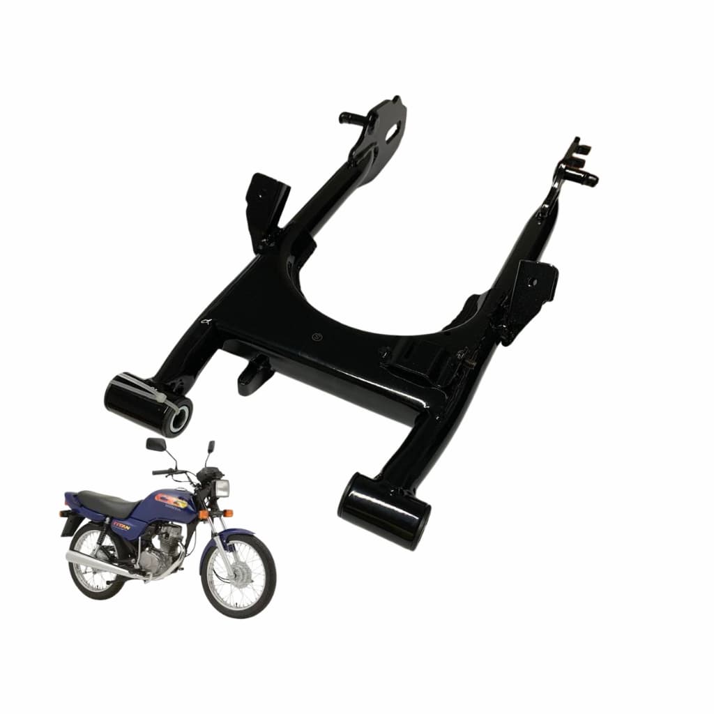 Balança Suspensão Traseira Titan 125 1995 1996 1997 1998 1999 Pro Tork Compativel Com Original + Buchas