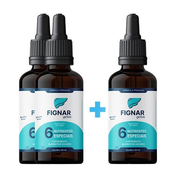 3 Frascos Fignar - 100% Original E Garantido Na Promoção
