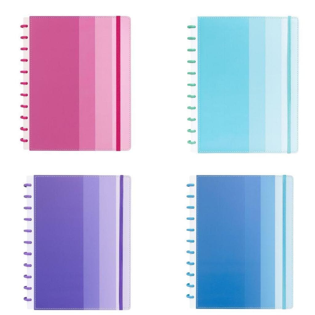 Caderno Disco Inteligente A4 21X29CM Capa Dura 80 FolhaS Tamanho Universitario Grande