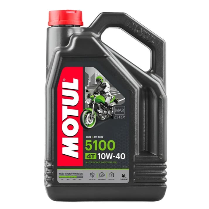 Óleo De Motor Motul Semi-sintético 10w-40 Para Moto/quadriciclo De 1 Unidade X 4l