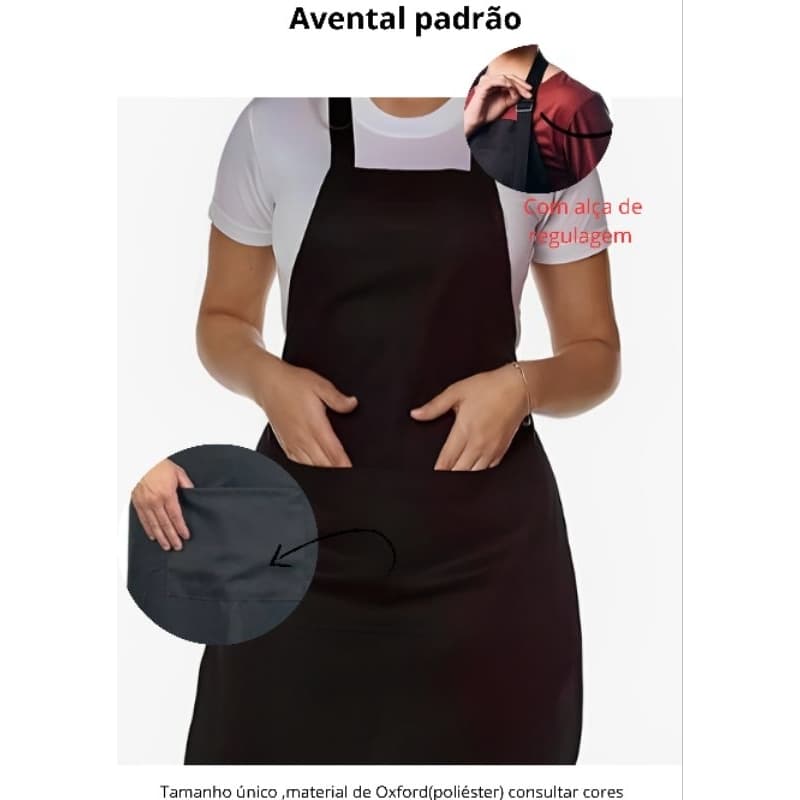 Avental de Cozinha preto