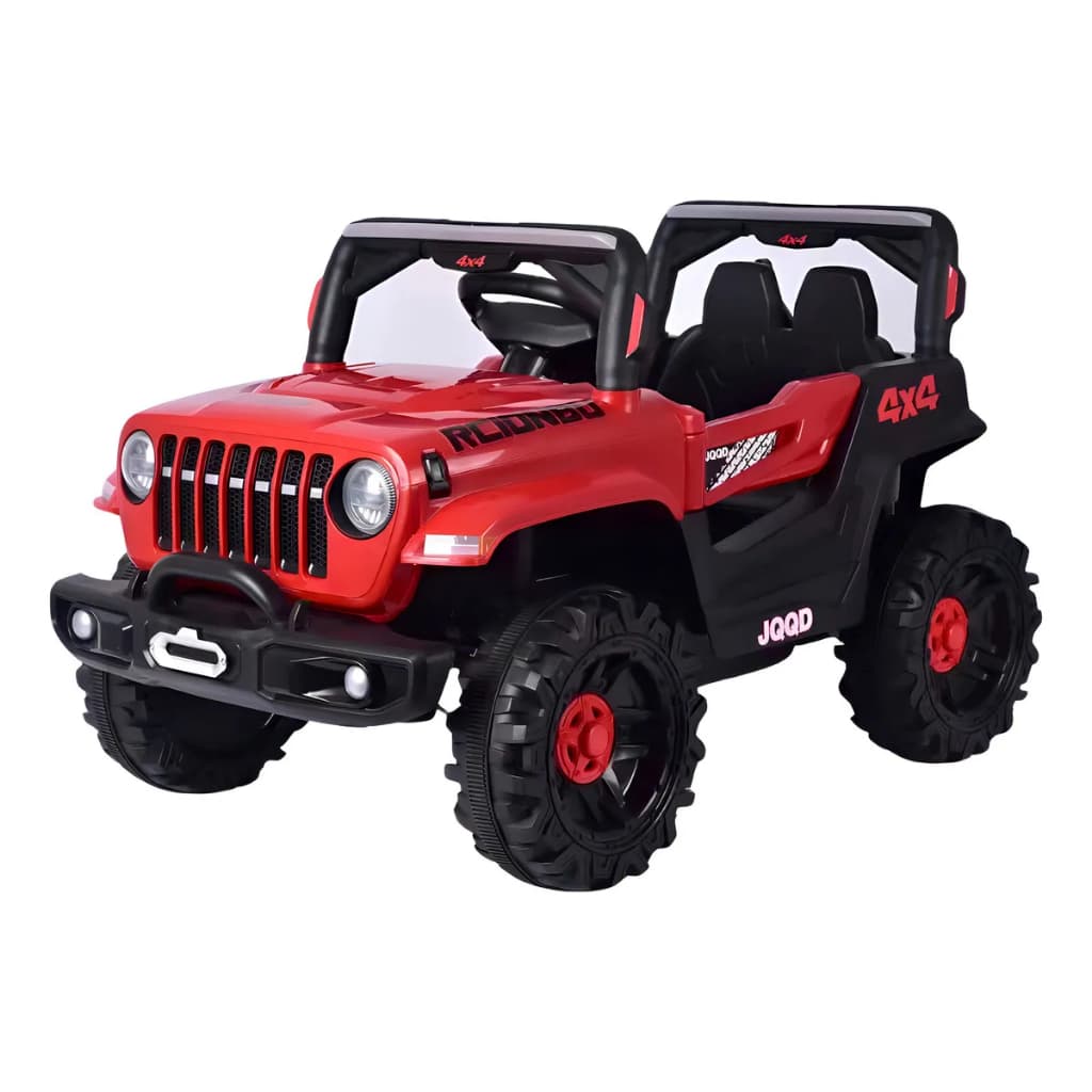 Mini Jipe Carrinho Elétrico Infantil 12v Vermelho c/Controle