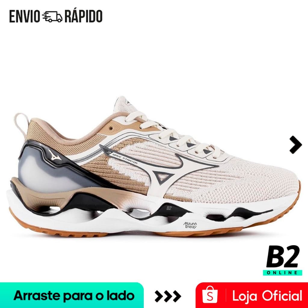 Tênis Mizuno Wave Stratos 3 Unissex Original com Nota Fiscal e Garantia