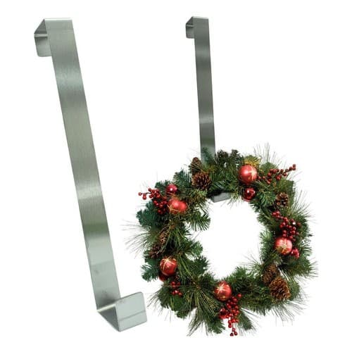 SUPORTE DE INOX P/ PENDURAR ENFEITE NATALINO GUIRLANDA  PORTA DECORAÇÃO NATAL