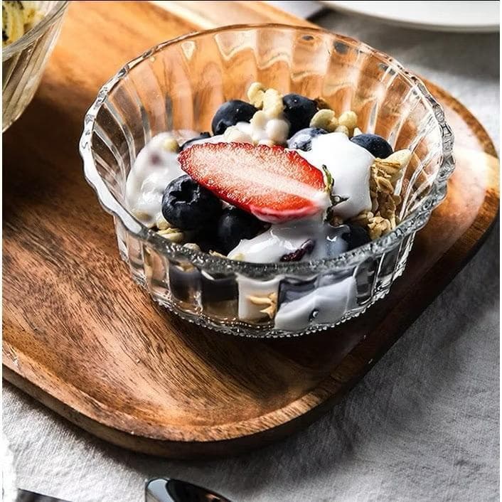 Jogo de 6 Bowls P/Sobremesa de Vidro Dumiat  – 240 ml
