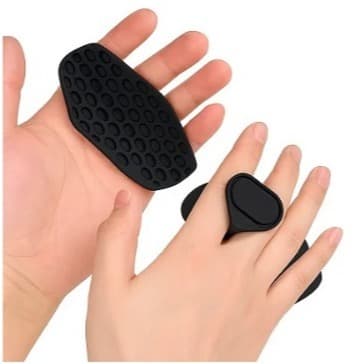 Luva Academia Musculação Protetor de Pegada Antiderrapante Flexível Exercícios Masculino Feminina Preto luva treino