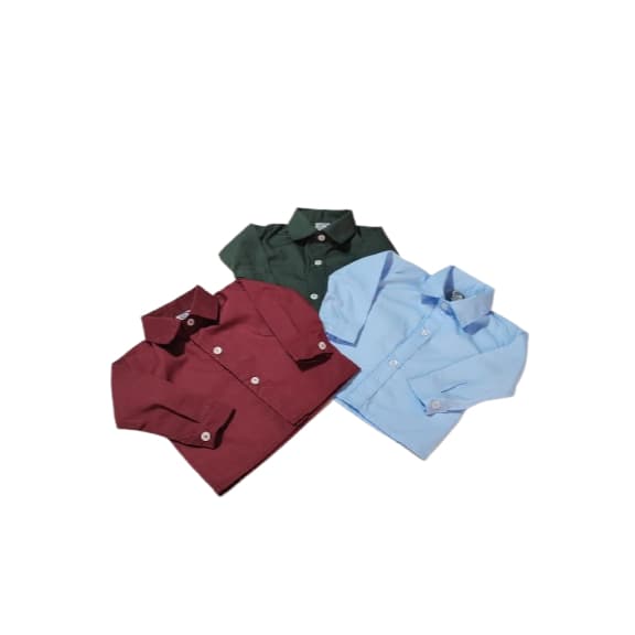 Camisa para Bebês - com Algodão - Manga Longa