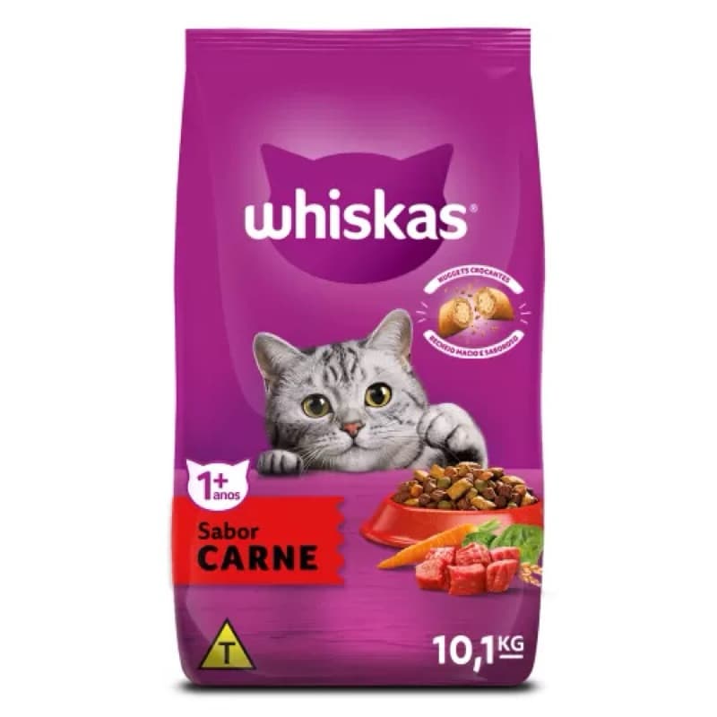 Granel Ração Whiskas carne 1kg