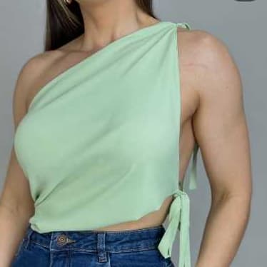 Blusa Multiformas, Look Versátil, Cropped Casual e Moderno, Gola Boba, Estilosa, Frente Única Casual Bloguera
