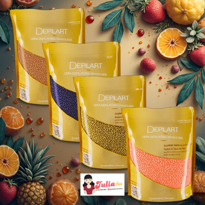 Cera Depilatória Depilart Granulada Corporal e Facial 1k