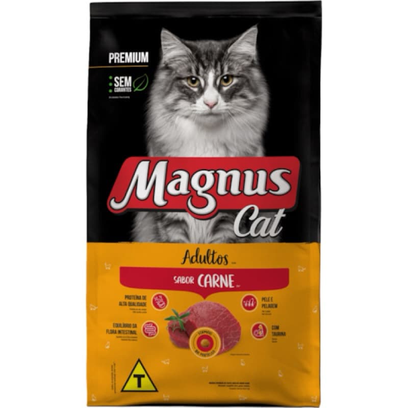 Ração Granel Magnus Cat Adulto Carne 1kg