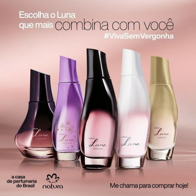 Luna Desodorante Colônia 75 ml Natura variações original