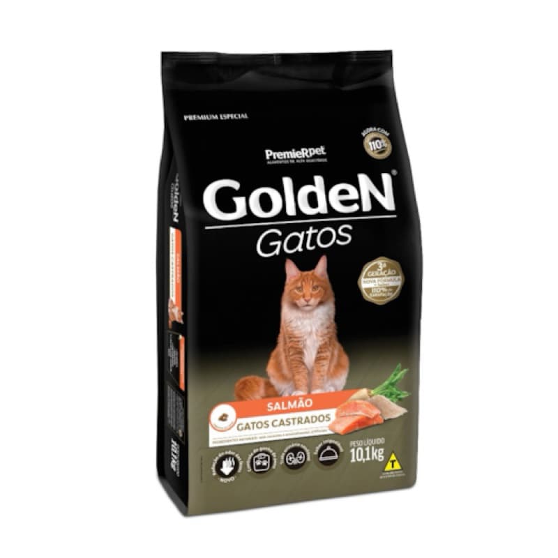 Ração  Granel Golden Castrado Salmão 1kg