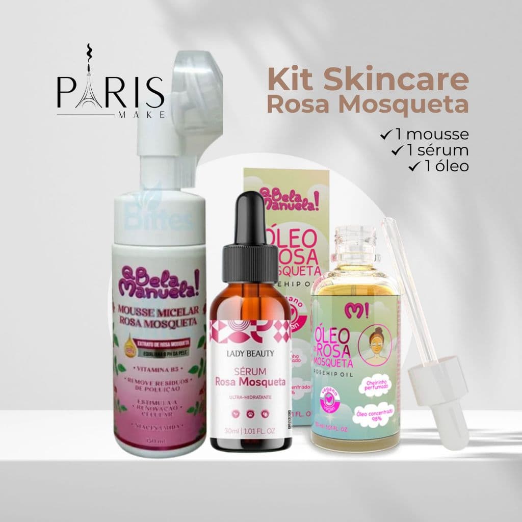 KIT SKIN CARE DE ROSA MOSQUETA (MARCAS VARIADAS)
