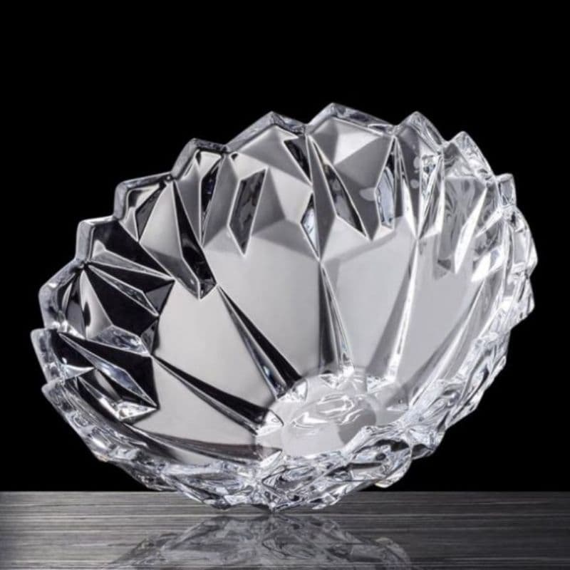 Fruteira De Vidro Centro De Mesa Transparente