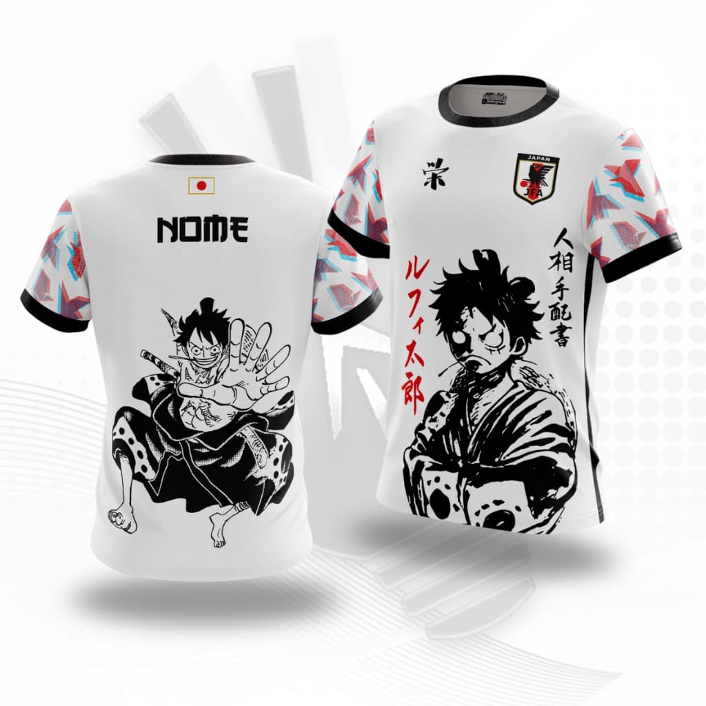 Camiseta Anime One Piece JAPÃO "LUFFY" Masculina / Feminina / Infantojuvenil Personalizável