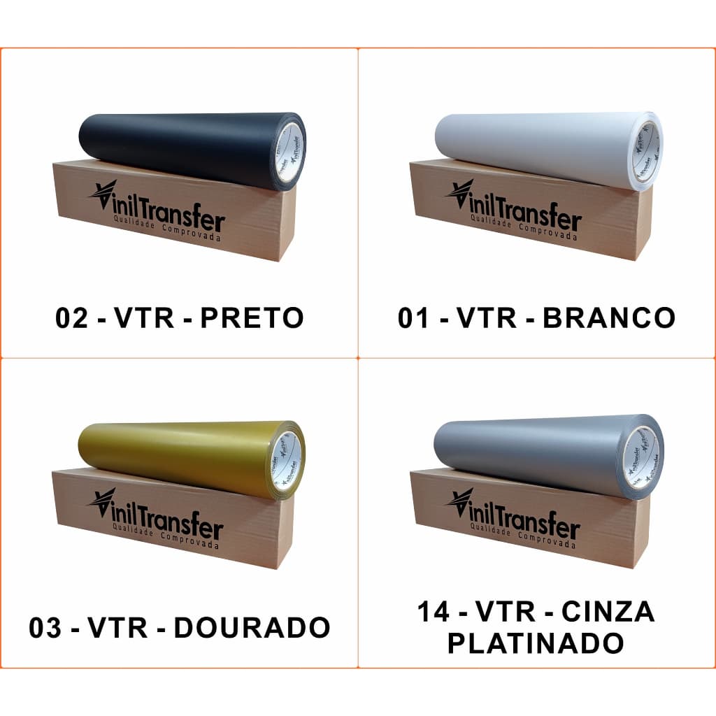 FILME DE RECORTE TERMOCOLANTE - Kit iniciante - FOLHA A4 - Kit com 4 folhas
