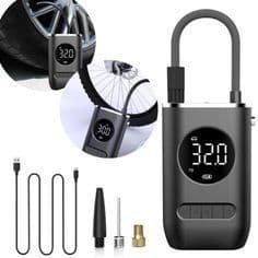 Mini Compressor de Ar Portatil Recarregavél Digital USB Calibrador Pneu Envio Imediato
