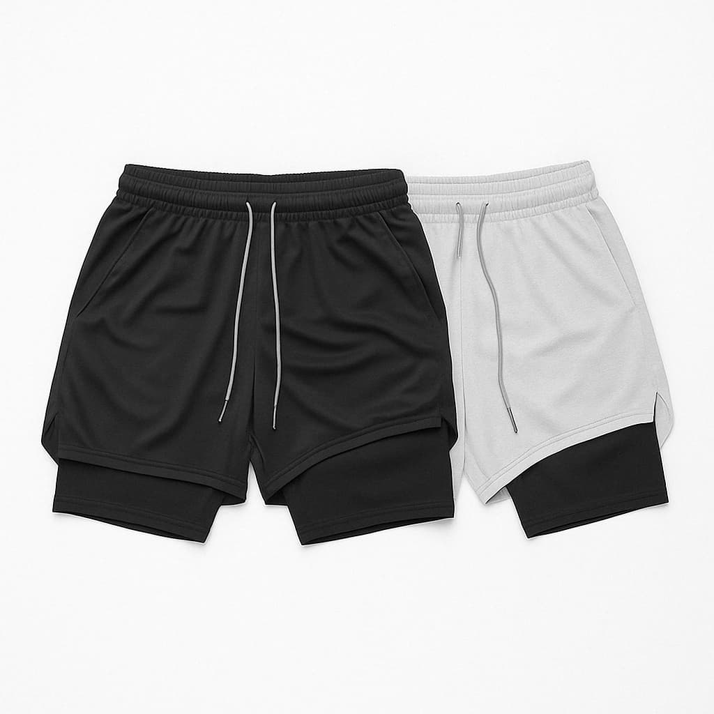 Shorts Academia Masculino 2 em 1 Envio imediato