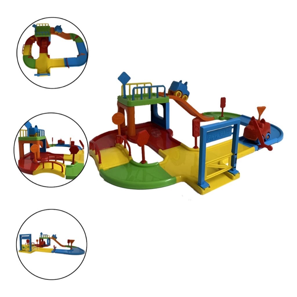 Pista De Carrinhos de Corrida Brinquedo de Menino
