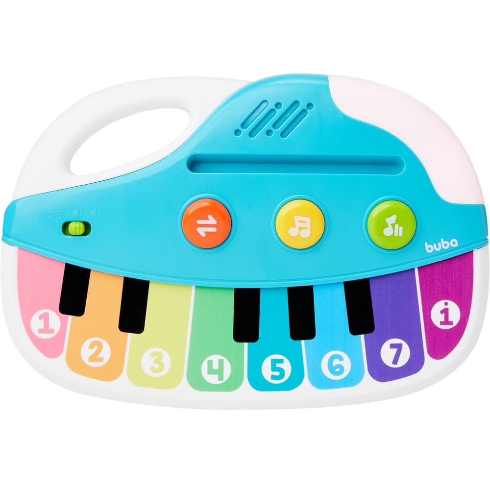 Brinquedo Teclado Musical Buba Esctimula Coordenação Motora