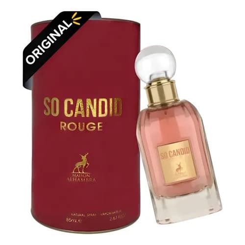 PERFUME SO CANDID ROUGE 85 ML ORIGINAL ARABE