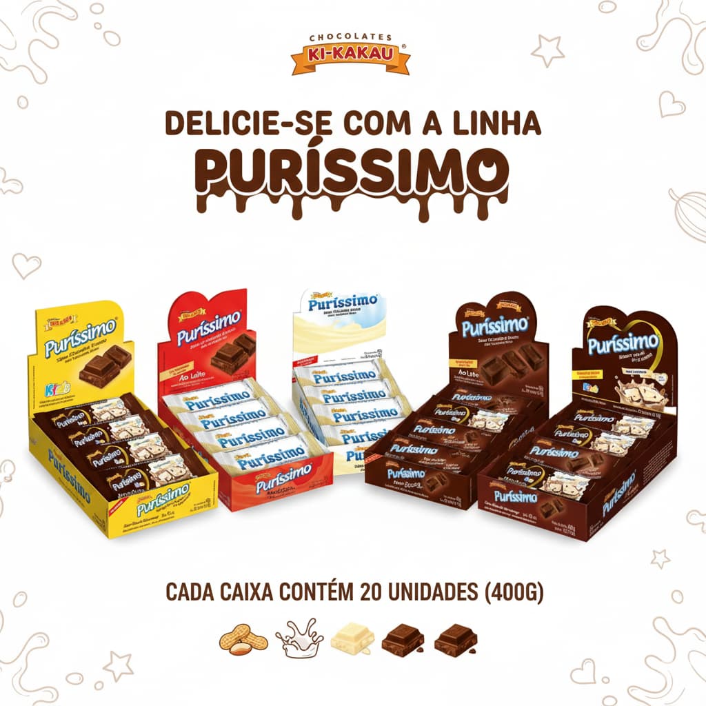 CX 20UN PURISSIMO BARRA 20G TODA LINHA A SUA ESCOLHA