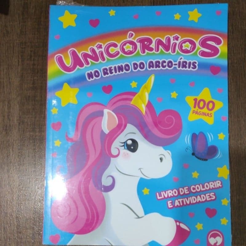 Livro de colorir e atividades