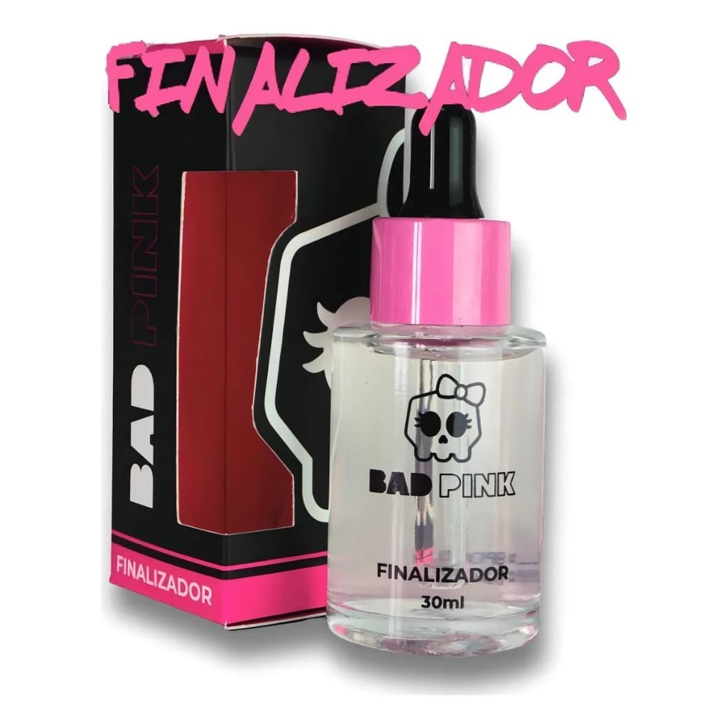 Finalizador Bad Pink Para Extensão De Cílios Retenção 30ml