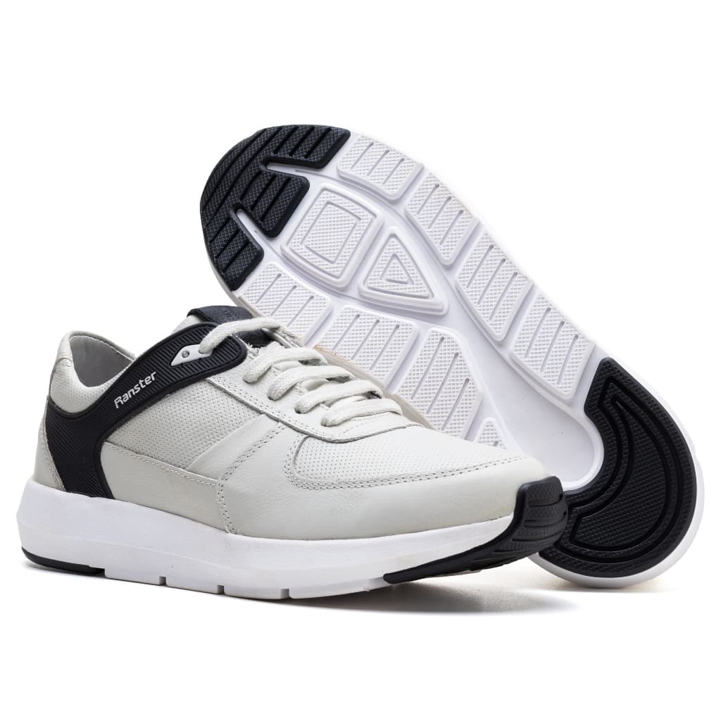 Tênis Masculino Sneaker Confort Ranster 9002 Couro